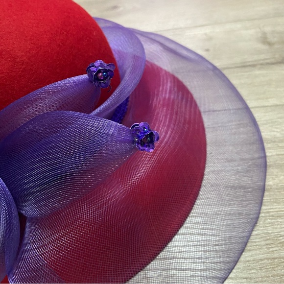 Kentucky Derby Womens Red Hat main image 7